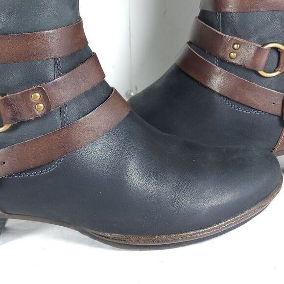 PIKOLINOS Women's Brujas EU38 US7-7,5 Black Leather Buckle Strappy Ankle Boots - Picture 12 of 13